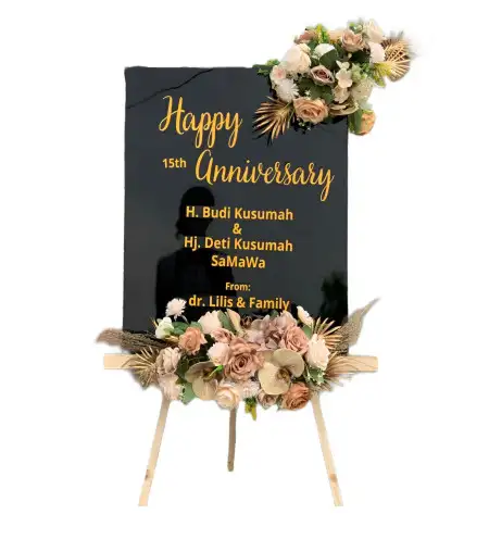 Papan Bunga Akrilik Kaloran